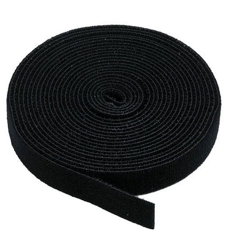 Monoprice Hook & Loop Fastening Tape, 3/4-inch Wide, 5 yards/Roll - Black, 1 of 4