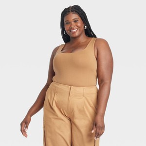 Women's Slim Fit Seamless Tank Top - A New Day™ - 1 of 3