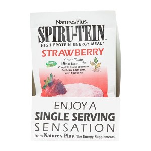 Spiru-Tein (Spirutein) Shake - Strawberry by Nature's Plus  -  8 Packet - 1 of 2