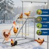 Chicken Perch for Coop, Chicken Roosting Bars with Swing and Ladder Design for Backyard Farm, Roosting Bars for Chickens in Coop, Easy Installation - 4 of 4