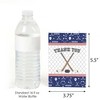 Big Dot of Happiness Shoots and Scores - Hockey - Baby Shower or Birthday Party Thank You Cards (8 Count) - 3 of 4
