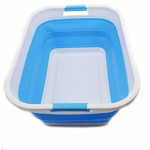SAMMART 41L (10.8 gallon) Collapsible Plastic Laundry Basket - 1 of 4
