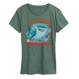Women's - Finding Dory - Tis the Season for Holiday Cheer Short Sleeve Graphic T-Shirt - 1 of 4