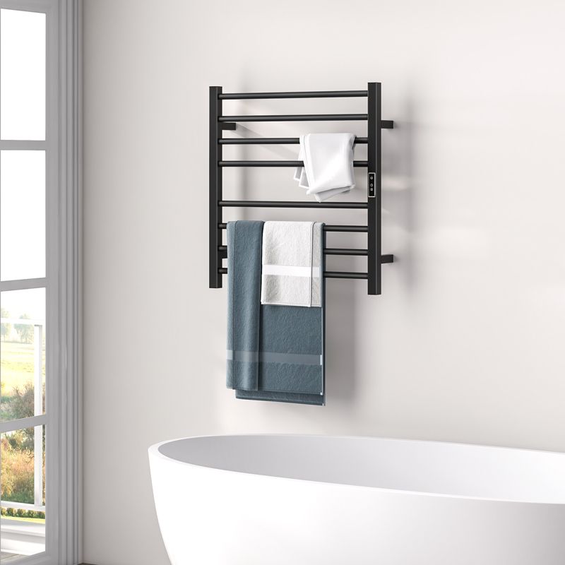 Costway 2-in-1 Towel Warmer Rack Freestanding Wall Mounted with LED Display Built-in Timer, 4 of 10