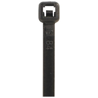 Box Partners UV Cable Ties 18# 7" Black 1000/Case CTUV718