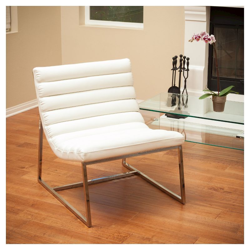 Parisian Sofa Chair White - Christopher Knight Home, 5 of 9