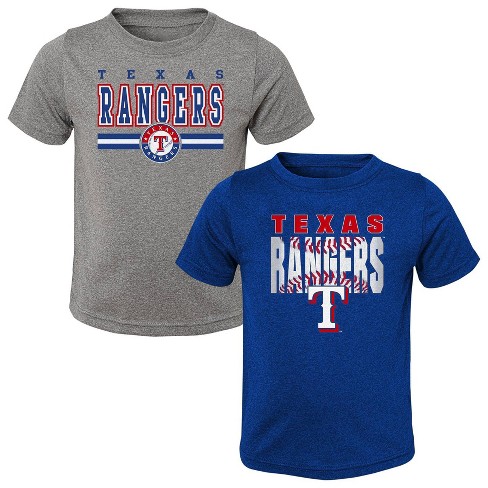MLB Texas Rangers Toddler Boys' 2pk T-Shirt - 3T