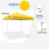 EAGLE PEAK Slant Leg Pop-up Canopy Tent Easy One Person Setup Instant Outdoor Beach Canopy Folding Portable Sports Shelter - 4 of 4