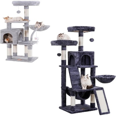 Heybly Cat Tree with Toy, Cat Tower condo for Indoor Cats