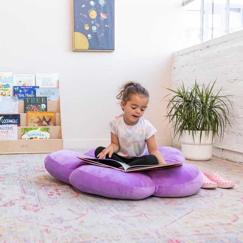 ECR4Kids Flower Floor Pillow, Oversized Cushion for Kids’ Bedrooms, Reading Nooks, Playrooms, 6 of 14