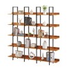 NicBex 71" Tall Wood & Metal Bookshelf with Open Shelves,5-Tier Bookshelf Storage Organizer for Bedroom,Living Room,Office - 4 of 4