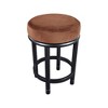Meridian Furniture,Monette Cognac Velvet Counter Stool - 4 of 4