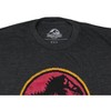 Jurassic Park Men's Pixelated Logo Design Adult Short Sleeve T-Shirt - 3 of 3
