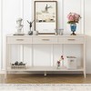 XINGHANZHENXUAN Console Table with 3 Drawers & Storage Shelf, Entryway Table for Living Room, Hallway, Foyer - 3 of 4