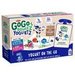 GoGo Squeez Kids' Yogurtz Blueberry & Berry Yogurt Pouches  - 30oz/10ct