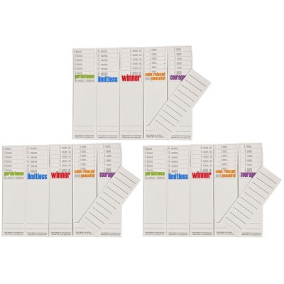 Inspired Minds Page Keepers Bookmarks, Hopefulness Booster Set, 30 Per Set, 3 Sets