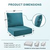Gymojoy 24x24x6" Outdoor Cushion Patio Chair Furniture Cushion 28D High Density Sponge Cushion with Removable Cover Cushion Replacement - 2 of 4