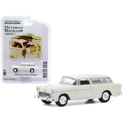 1955 Chevrolet Nomad Cream "Norman Rockwell" Series 3 1/64 Diecast Model Car by Greenlight