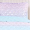 Tadpoles Girls Mermaid Pattern Quilt Set, with 1 Twin Size Quilt and 1 Standard Sham, 2-Piece Set - image 4 of 4