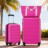Lyngins 20/28 Inch 3 PCs Carry on Luggage Sets with Luggage Bag,Suitcases Sets with Spinner Wheels and TSA Lock for Family Trips - 2 of 4