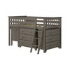 Max & Lily Twin-Size Low Loft with Pull-Out Desk and 3-Drawer Dressers - 2 of 4