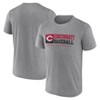 MLB Cincinnati Reds Men's Gray Short Sleeve T-Shirt - 3 of 3