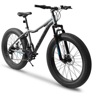 Aukfa 26 Inch Mountain Bike for Adults - 21 Speed, Front Suspension, Disc Brakes - All Terrain Bike for Men & Women - 1 of 4