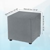 Unique Bargains Polyester Washable Stretch Thick Stool Protective Covers - 2 of 4