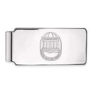 Black Bow Jewelry 10k White Gold Coastal Carolina Chanticleers NCAA Money Clip - 1 of 3
