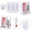 Kid Clothes Hanger with Lighted Mirror Girl Dress-Up Storage Armoire Clothing Rack and Storage Bin - 3 of 4
