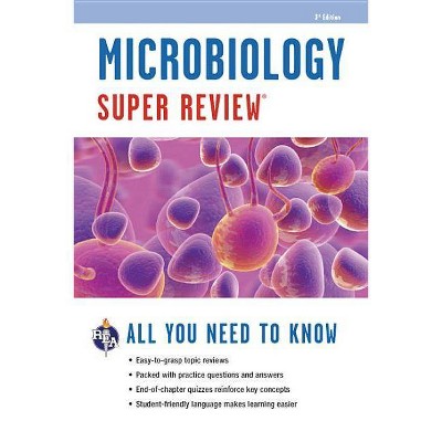 Microbiology Super Review - (Super Reviews Study Guides) 3rd Edition by  The Editors of Rea (Paperback)