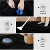 Runner Rug,Non-Slip Stain Resistant Fluffy Nursery Rug,Ultra Soft Shag Throw Carpet Solid Color Indoor Floor Carpet for Bedroom - 4 of 4