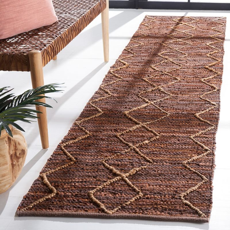 Vintage Leather VTL801 Hand Woven Area Rug  - Safavieh, 2 of 8