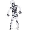 HalloweenCostumes.com 4T   White Skeleton Costume for Toddlers, Black/White - 2 of 4