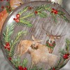 4"H Sullivans Christmas Fox & Deer Ornaments Set of 2  Multicolor - 2 of 3
