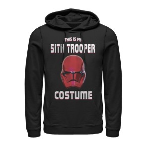 Men's Star Wars: The Rise of Skywalker Halloween Sith Trooper Costume Pull Over Hoodie - 1 of 3