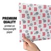 Bradley University Secondary Logo Premium Gift Wrap Wrapping Paper Roll 30x72 - 4 of 4