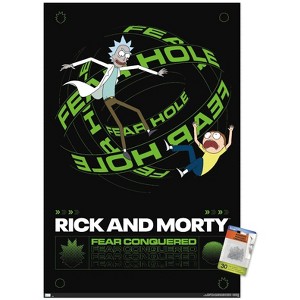 Trends International Rick And Morty - Fear Hole Unframed Wall Poster Prints - 1 of 4