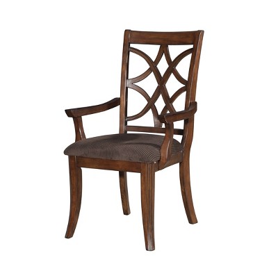 Set Of 2 Keenan Arm Dining Chair Dark Walnut - Acme Furniture 