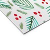 Angela Minca Xmas branches white Welcome Mat - Society6 - image 3 of 3