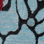 charcoal/red