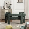CAVINAS Modern Loveseat Sofa, Comfy Chenille Upholstered 2-Seater Sofa Couch for Living Room, Bedroom, Leisure Areas - 2 of 4