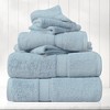 Luxury Egyptian Cotton Heavyweight Ultra-Plush Towel Set by Blue Nile Mills - 2 of 4