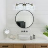 LLHZSY 2/3/4/5-Lights Modern Dimmable Black Gold Bathroom Vanity Lights - 3 of 4