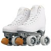 Crazy Skates Celebrity Art Roller Skates For Women And Girls - Classic High White Artistic Quad Skate - 4 of 4