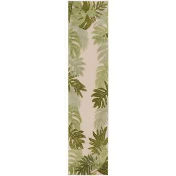 Nuloom Cali Abstract Leaves Kitchen Runner Rug - Hallway, Entryway, 2 ...