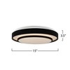 Artcraft Lighting Aziza 1 - Light Flush Mount in  Black - 2 of 4