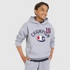 Champion Boys' Oversized Fleece Graphic Hoodie - 2 of 4