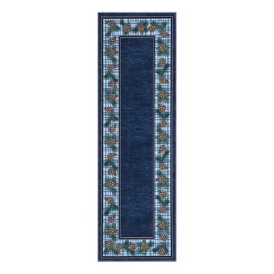 COZONY Washable Plaid Christmas Area Rug for Entryway Kitchen Laundry Room