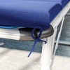 Resenkos Foldable Chaise Lounge Cushion Set 2-Pack, UPF 50+ Sun Protection, 230gsm Olefin Fabric, Outdoor Lounge Chair Cushions, Charcoal Gray - 4 of 4